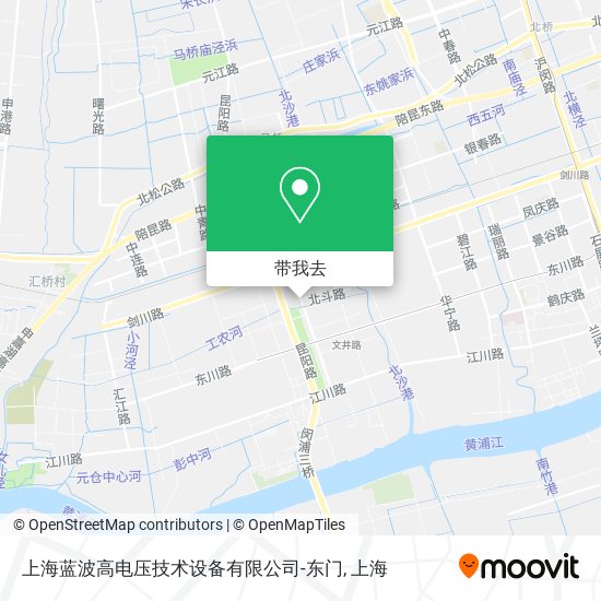上海蓝波高电压技术设备有限公司-东门地图
