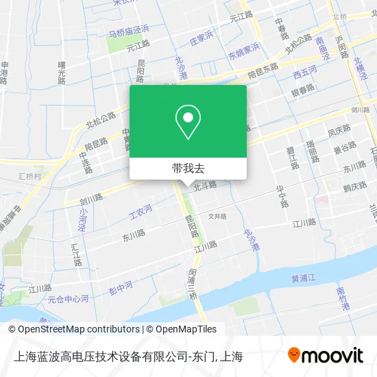 上海蓝波高电压技术设备有限公司-东门地图