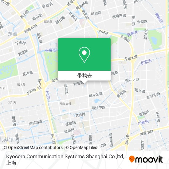 Kyocera Communication Systems Shanghai Co.,ltd地图