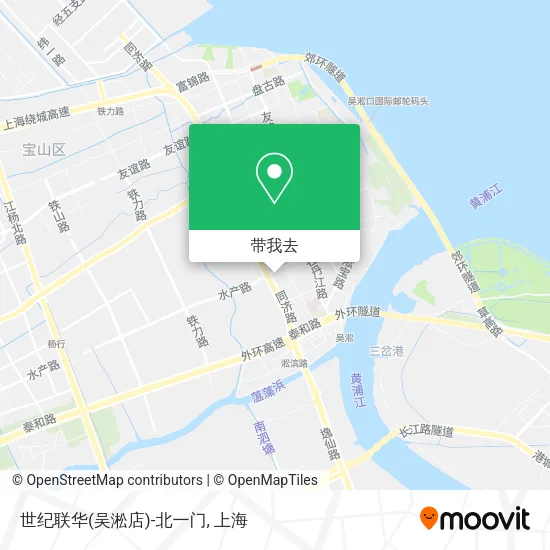 世纪联华(吴淞店)-北一门地图