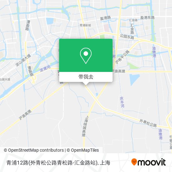 青浦12路(外青松公路青松路-汇金路站)地图