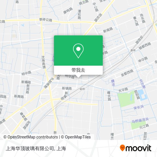 上海华顶玻璃有限公司地图