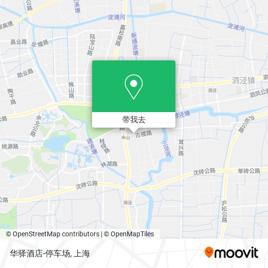 华驿酒店-停车场地图
