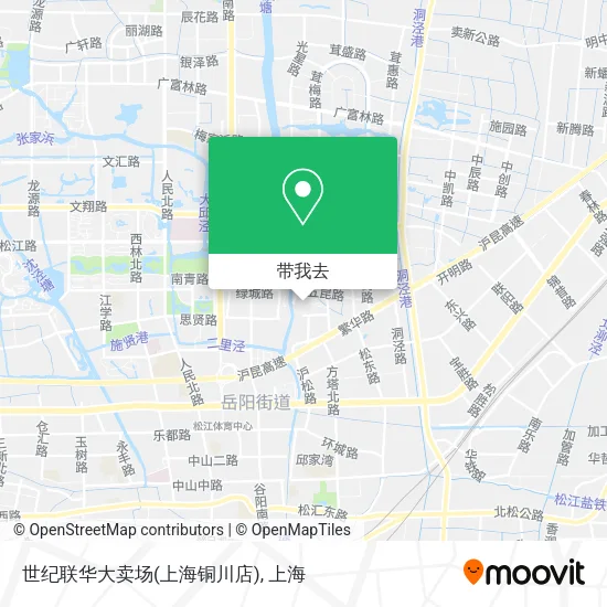 世纪联华大卖场(上海铜川店)地图