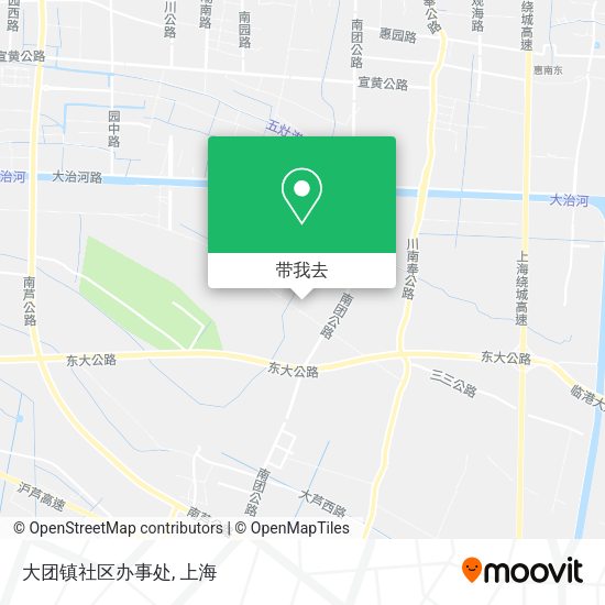 大团镇社区办事处地图