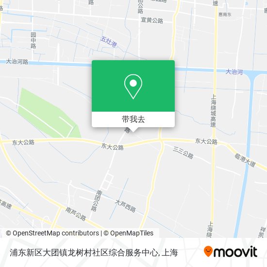 浦东新区大团镇龙树村社区综合服务中心地图