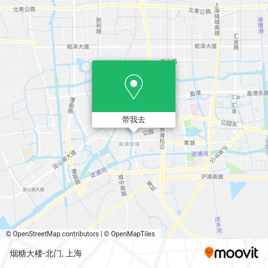 烟糖大楼-北门地图