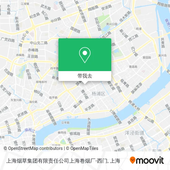 上海烟草集团有限责任公司上海卷烟厂-西门地图