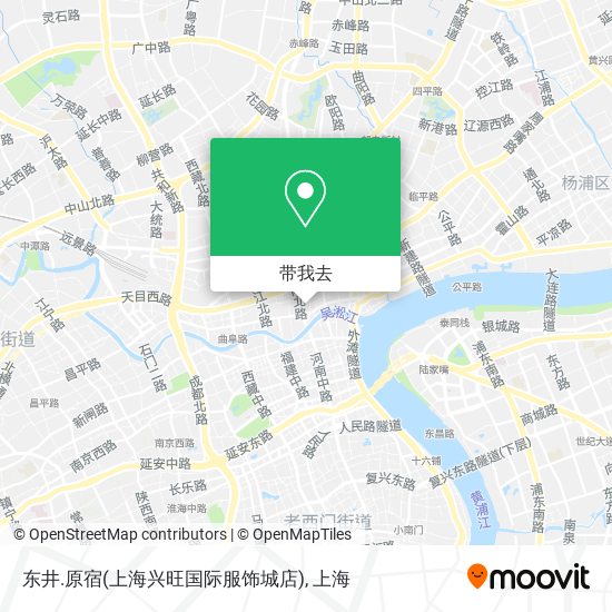 东井.原宿(上海兴旺国际服饰城店)地图