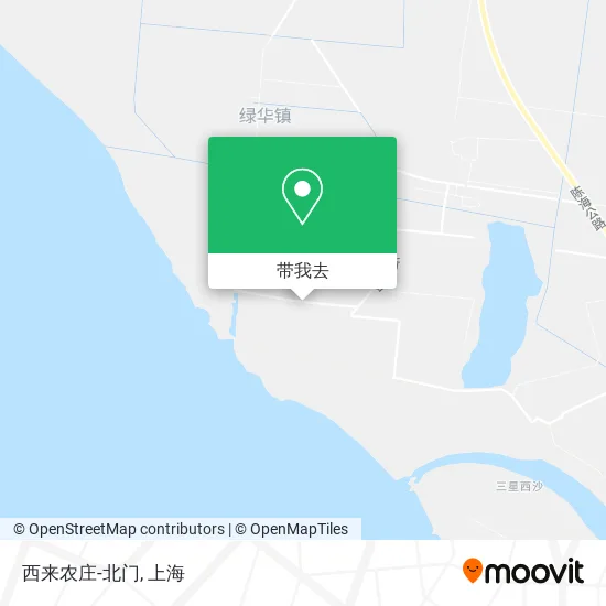 西来农庄-北门地图