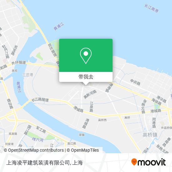 上海凌平建筑装潢有限公司地图