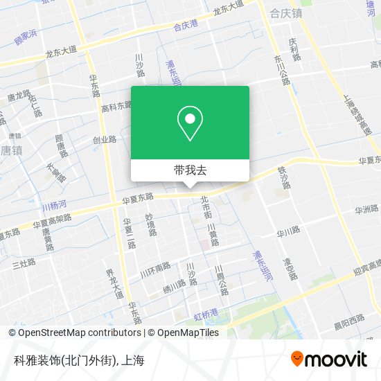 科雅装饰(北门外街)地图