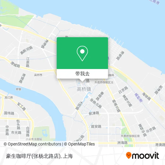 豪生咖啡厅(张杨北路店)地图