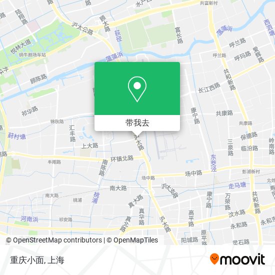 重庆小面地图