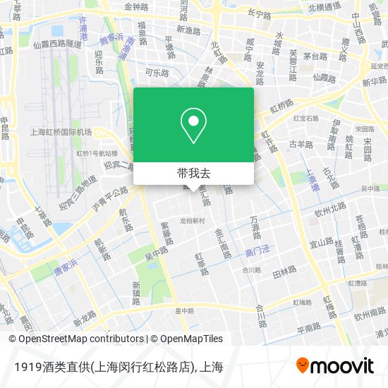 1919酒类直供(上海闵行红松路店)地图
