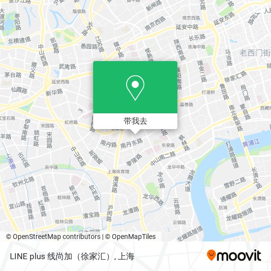 LINE plus 线尚加（徐家汇）地图