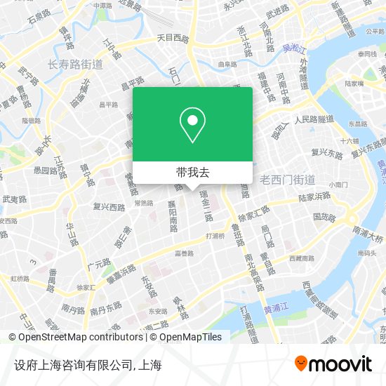 设府上海咨询有限公司地图