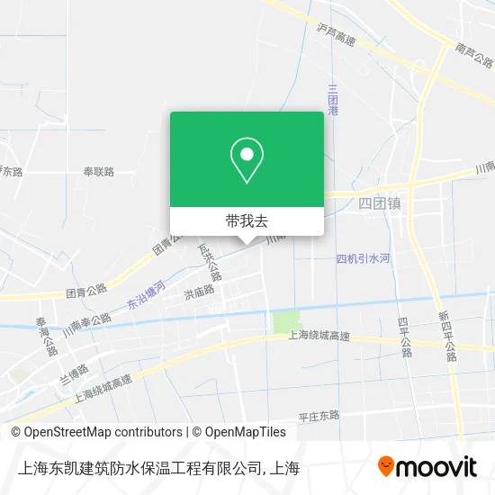 上海东凯建筑防水保温工程有限公司地图