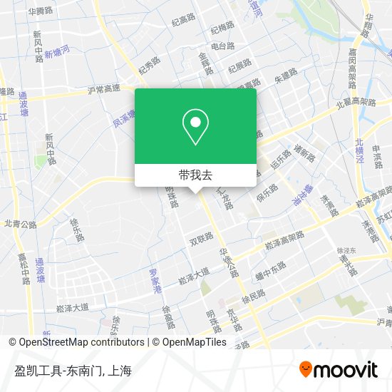 盈凯工具-东南门地图