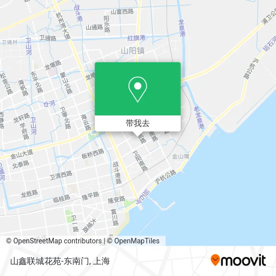 山鑫联城花苑-东南门地图