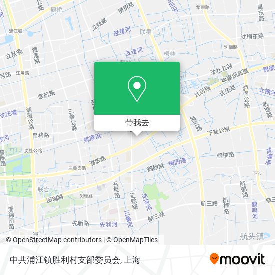 中共浦江镇胜利村支部委员会地图