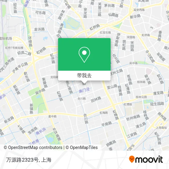 万源路2323号地图