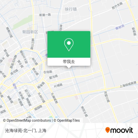 沧海绿苑-北一门地图
