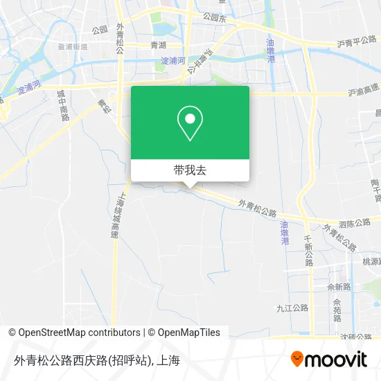 外青松公路西庆路(招呼站)地图