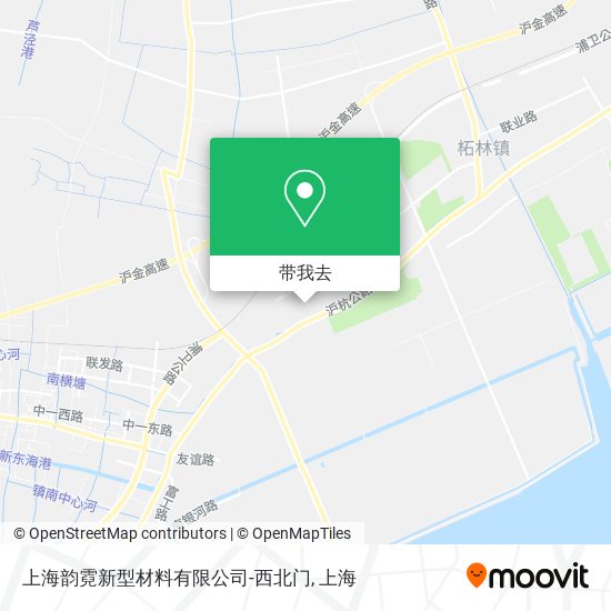 上海韵霓新型材料有限公司-西北门地图
