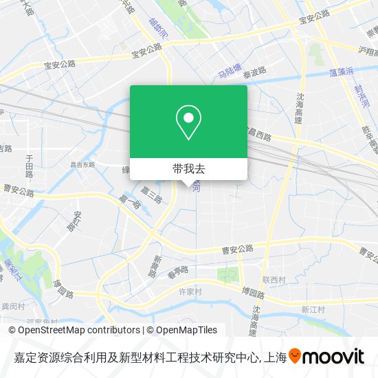 嘉定资源综合利用及新型材料工程技术研究中心地图