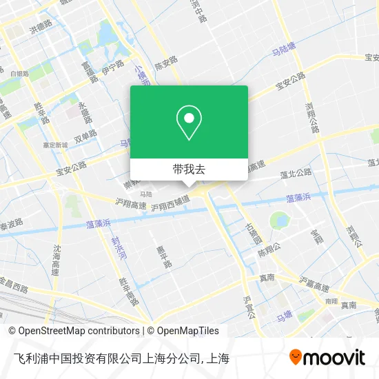 飞利浦中国投资有限公司上海分公司地图