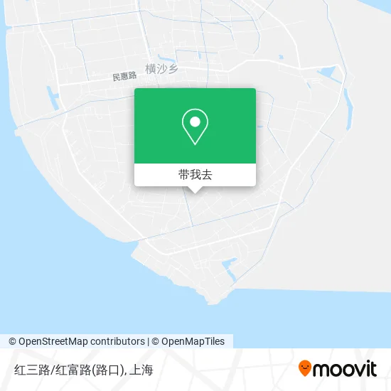 红三路/红富路(路口)地图