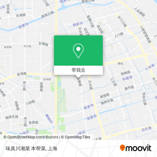 味真川湘菜 本帮菜地图