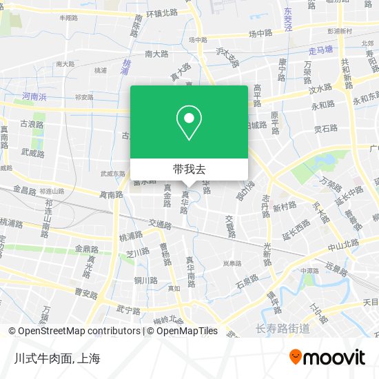 川式牛肉面地图