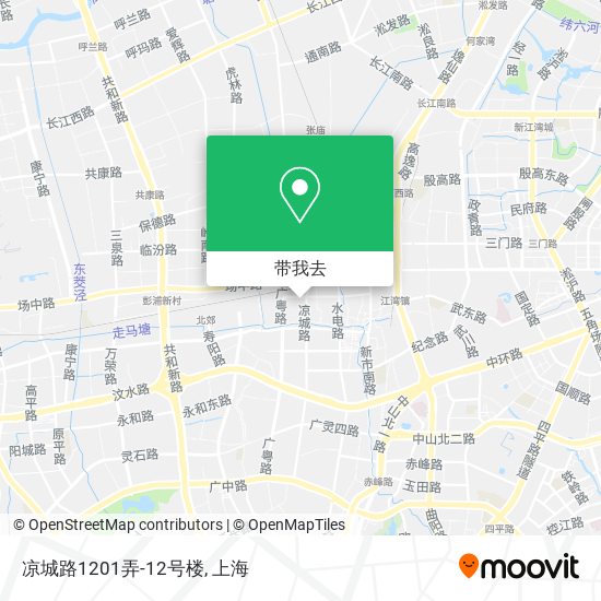 凉城路1201弄-12号楼地图