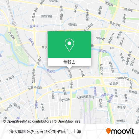 上海大鹏国际货运有限公司-西南门地图
