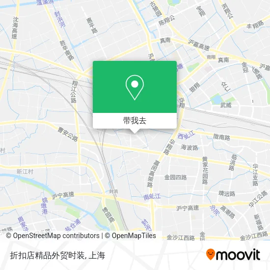 折扣店精品外贸时装地图