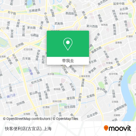 快客便利店(古宜店)地图