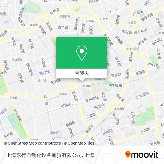 上海东行自动化设备商贸有限公司地图