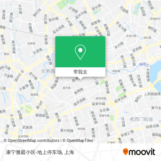 康宁雅庭小区-地上停车场地图