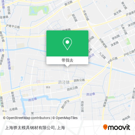 上海骅太模具钢材有限公司地图
