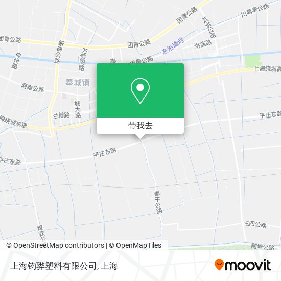 上海钧骅塑料有限公司地图