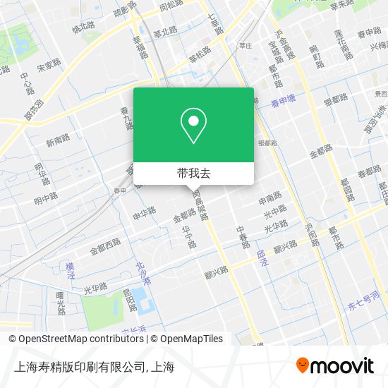 上海寿精版印刷有限公司地图