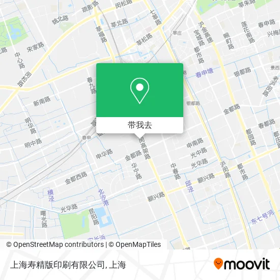 上海寿精版印刷有限公司地图