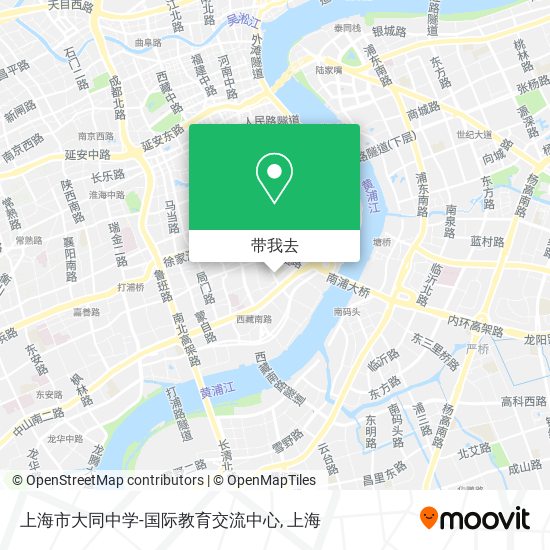 上海市大同中学-国际教育交流中心地图