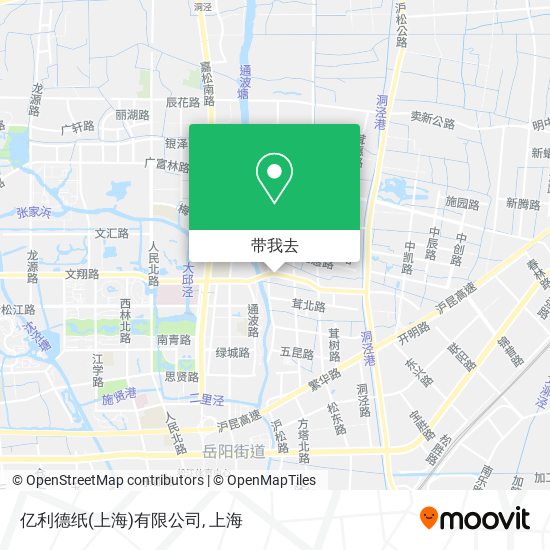 亿利德纸(上海)有限公司地图