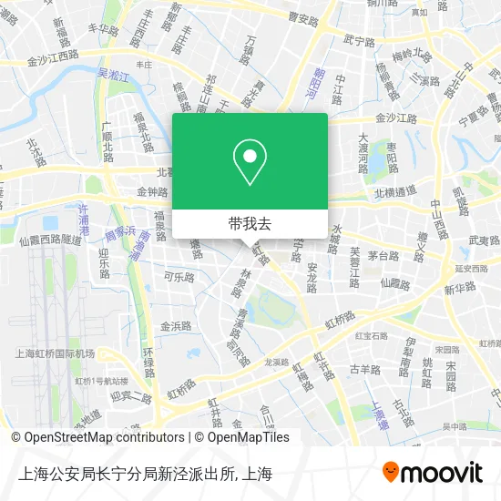 上海公安局长宁分局新泾派出所地图