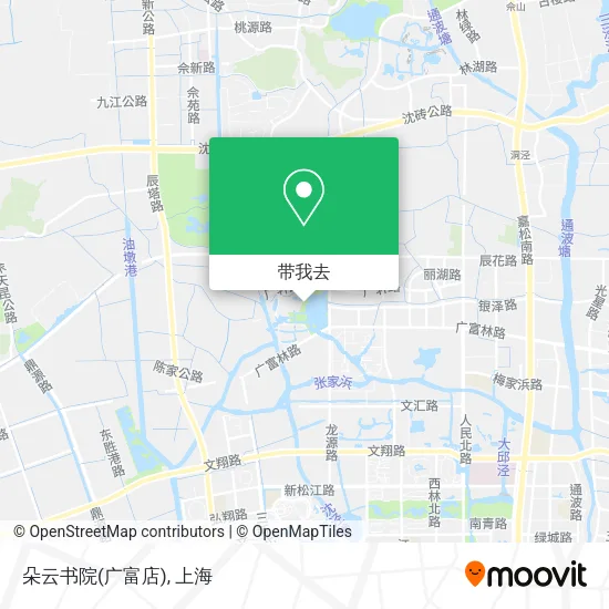 朵云书院(广富店)地图