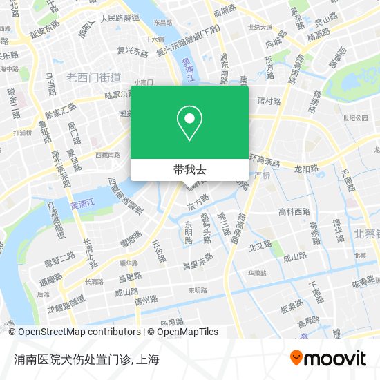 浦南医院犬伤处置门诊地图