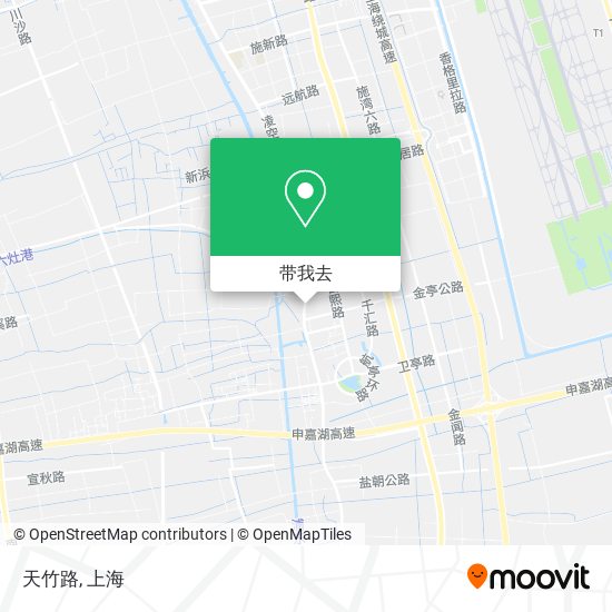 天竹路地图